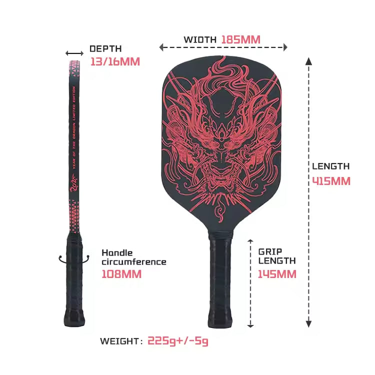 High-end Pickleball Paddle competition-grade carbon fiber