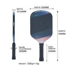 Competition-grade hot-pressed T700 carbon fiber pickleball Paddle